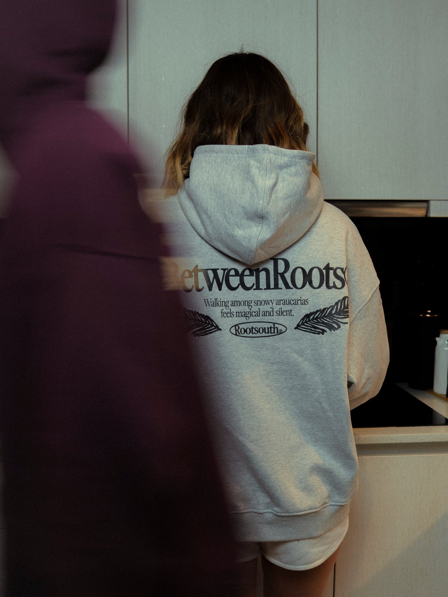 Between Roots Melange Grey