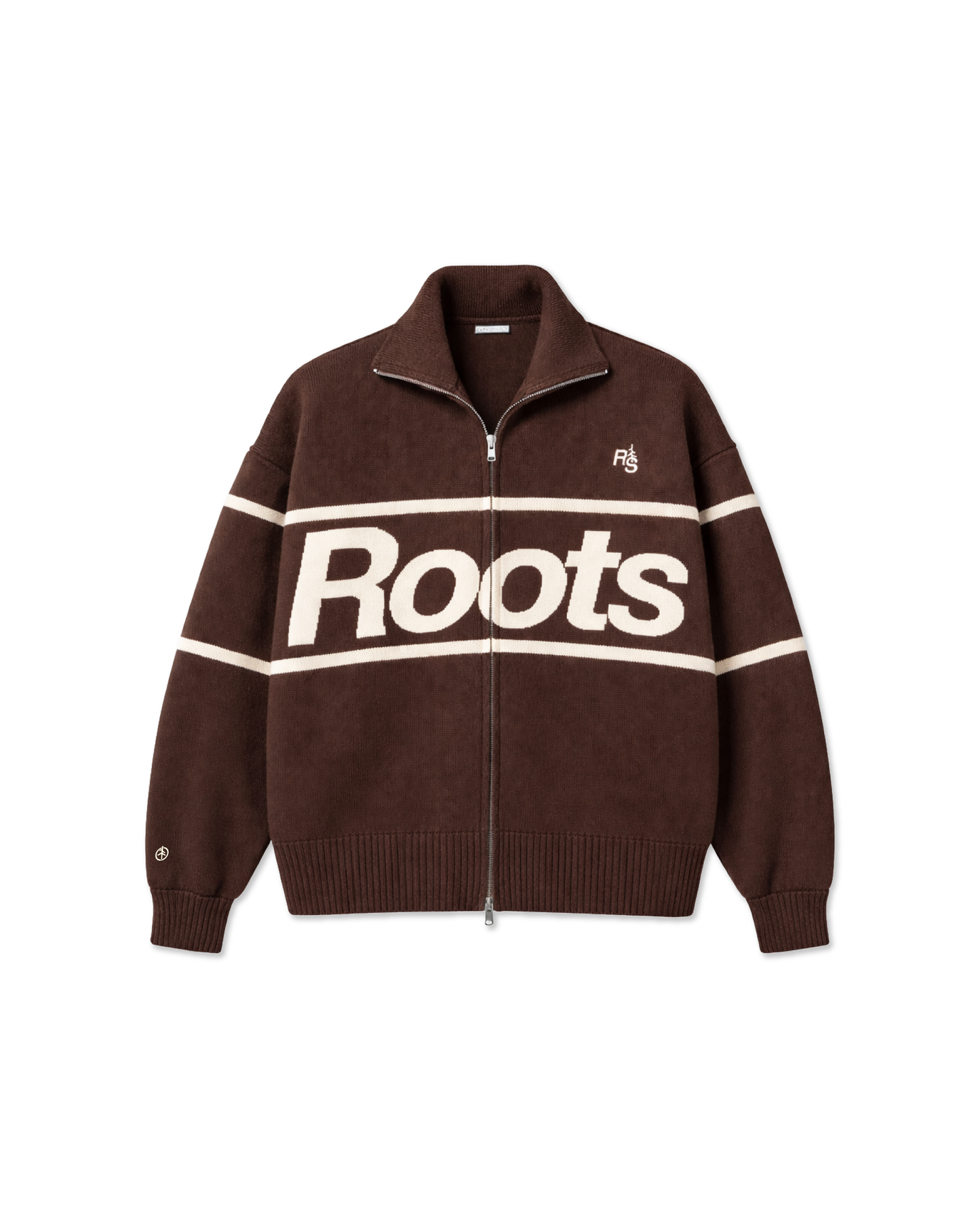 Espresso Zip Knit