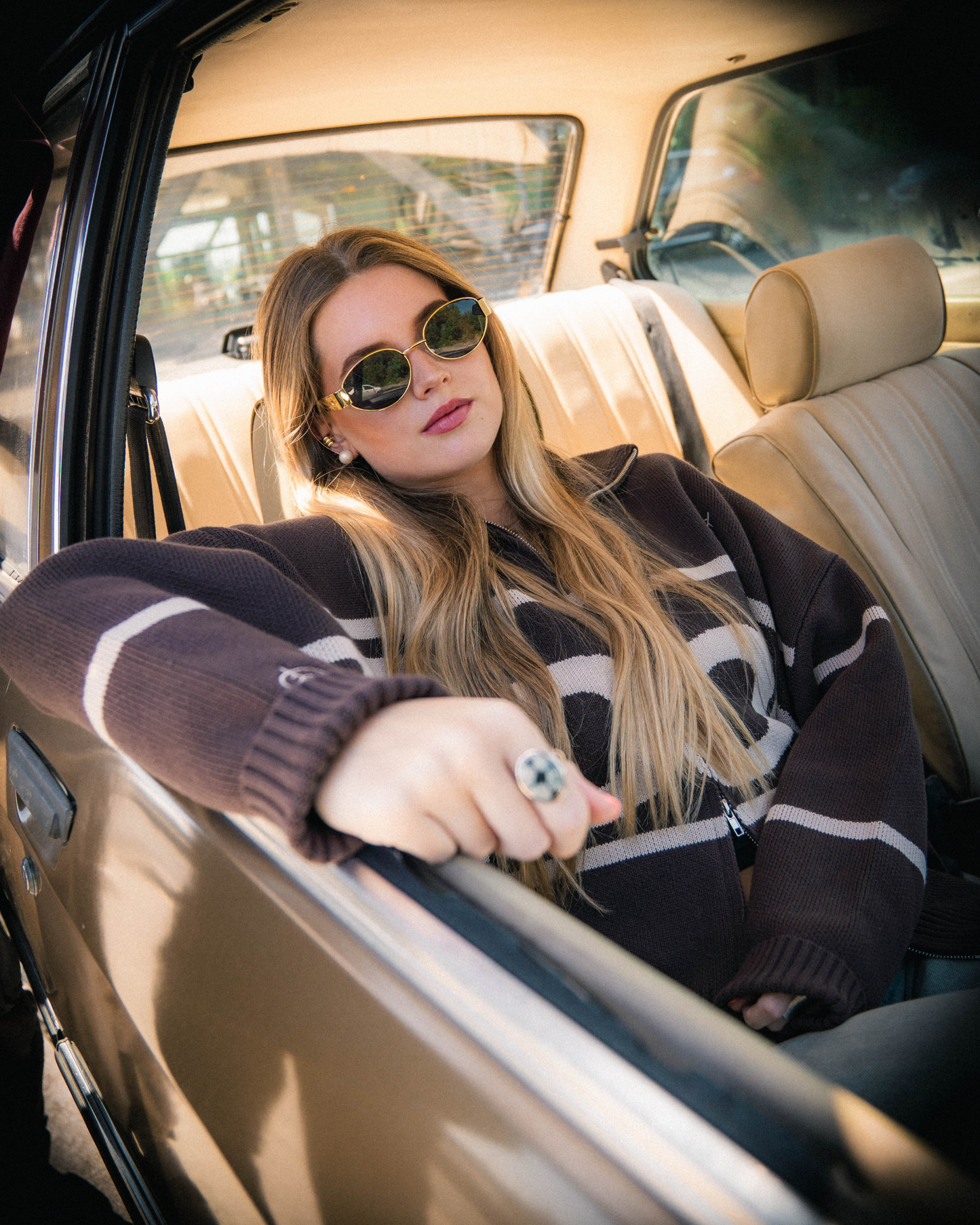 Espresso Zip Knit