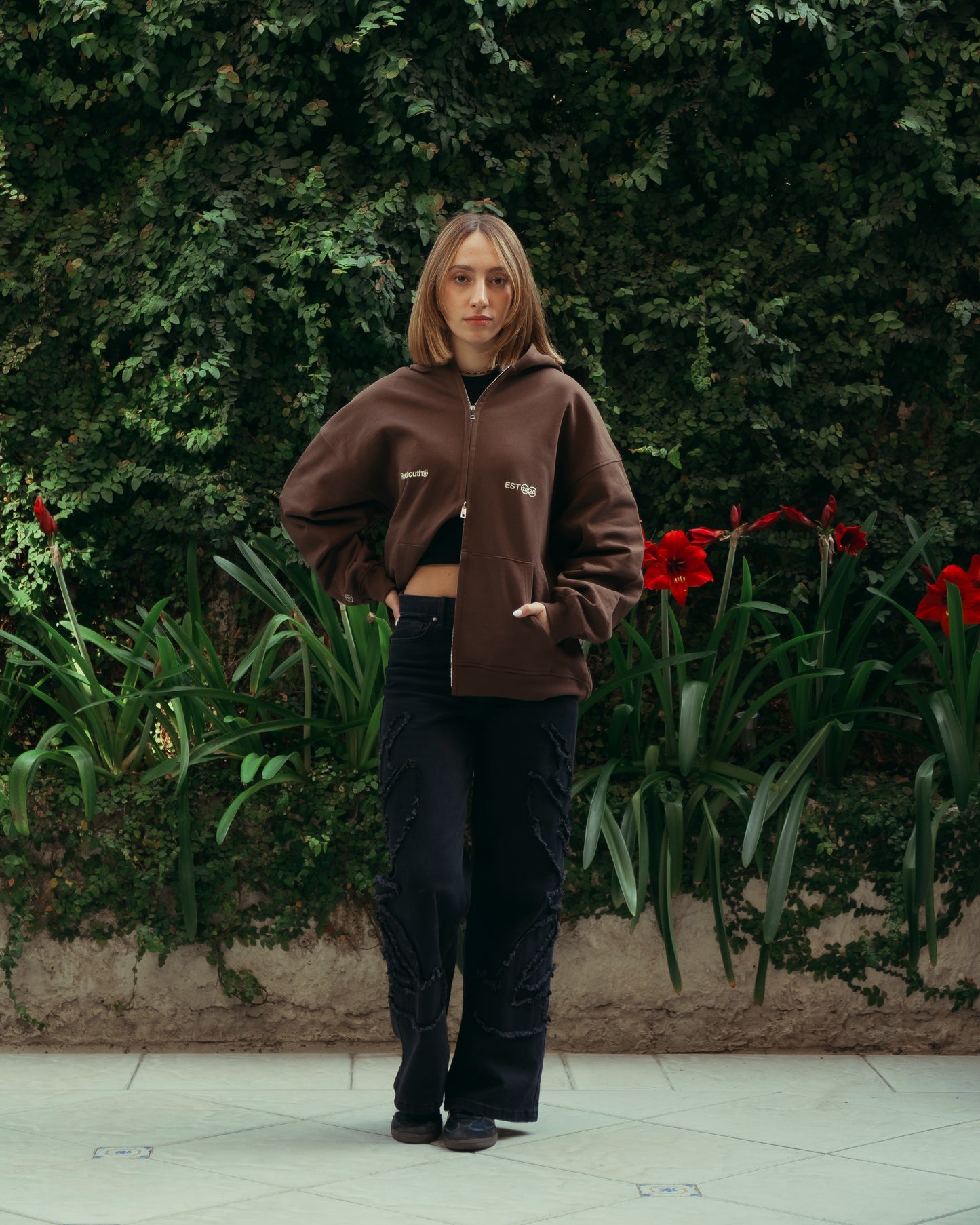 Chocolate Zipper Patch