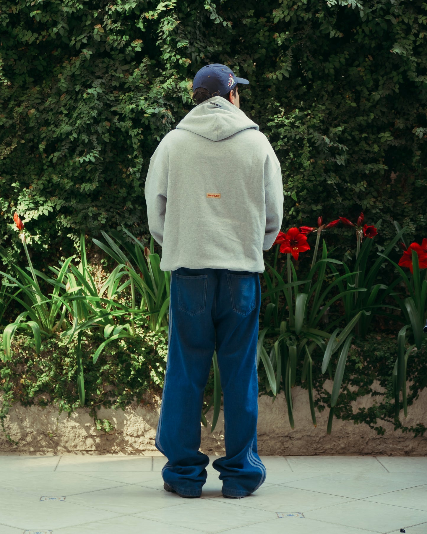 Melange Gray / Zipper Patch