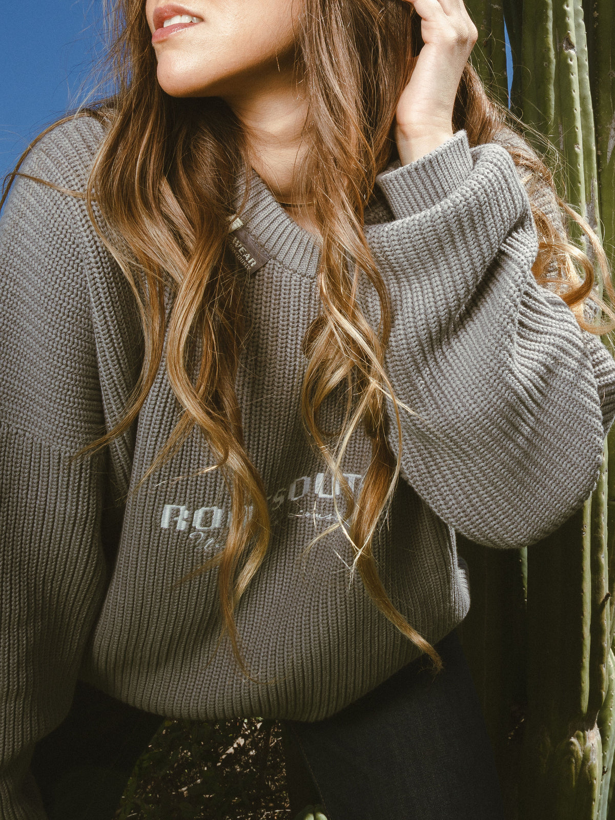 Gray Knit Wear Conciously