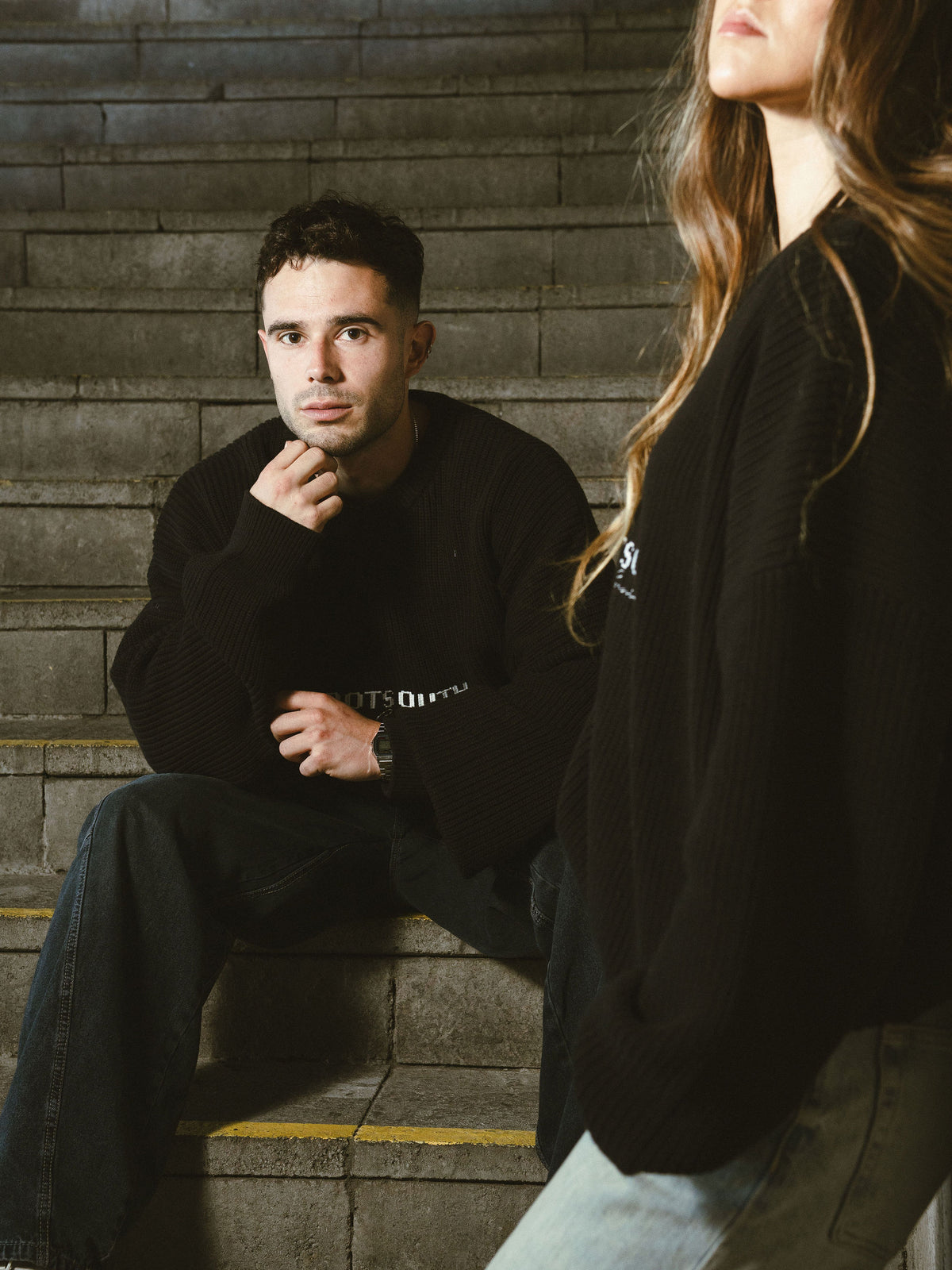 Black Knit Wear Conciously