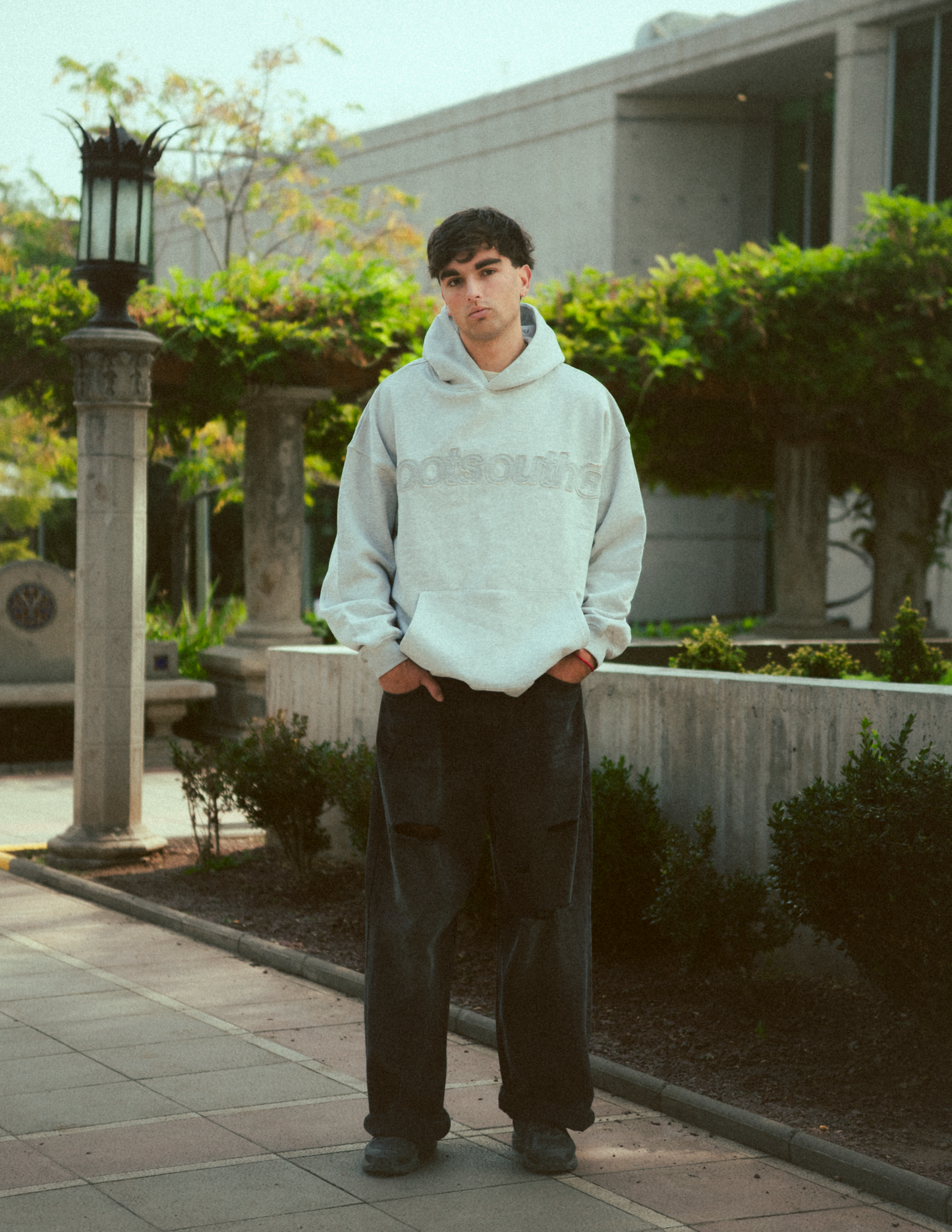 Melange Gray Front Layers