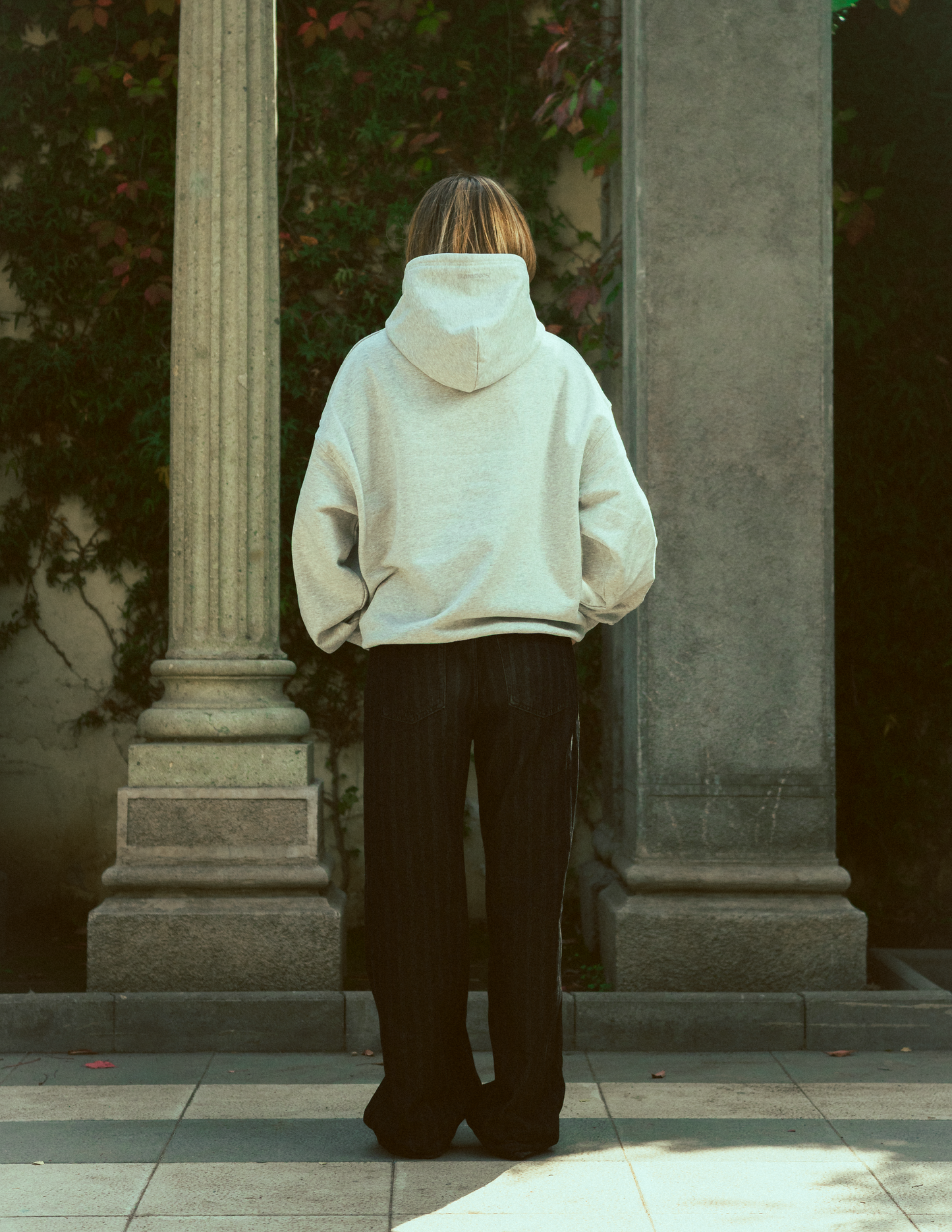 Melange Gray Front Layers