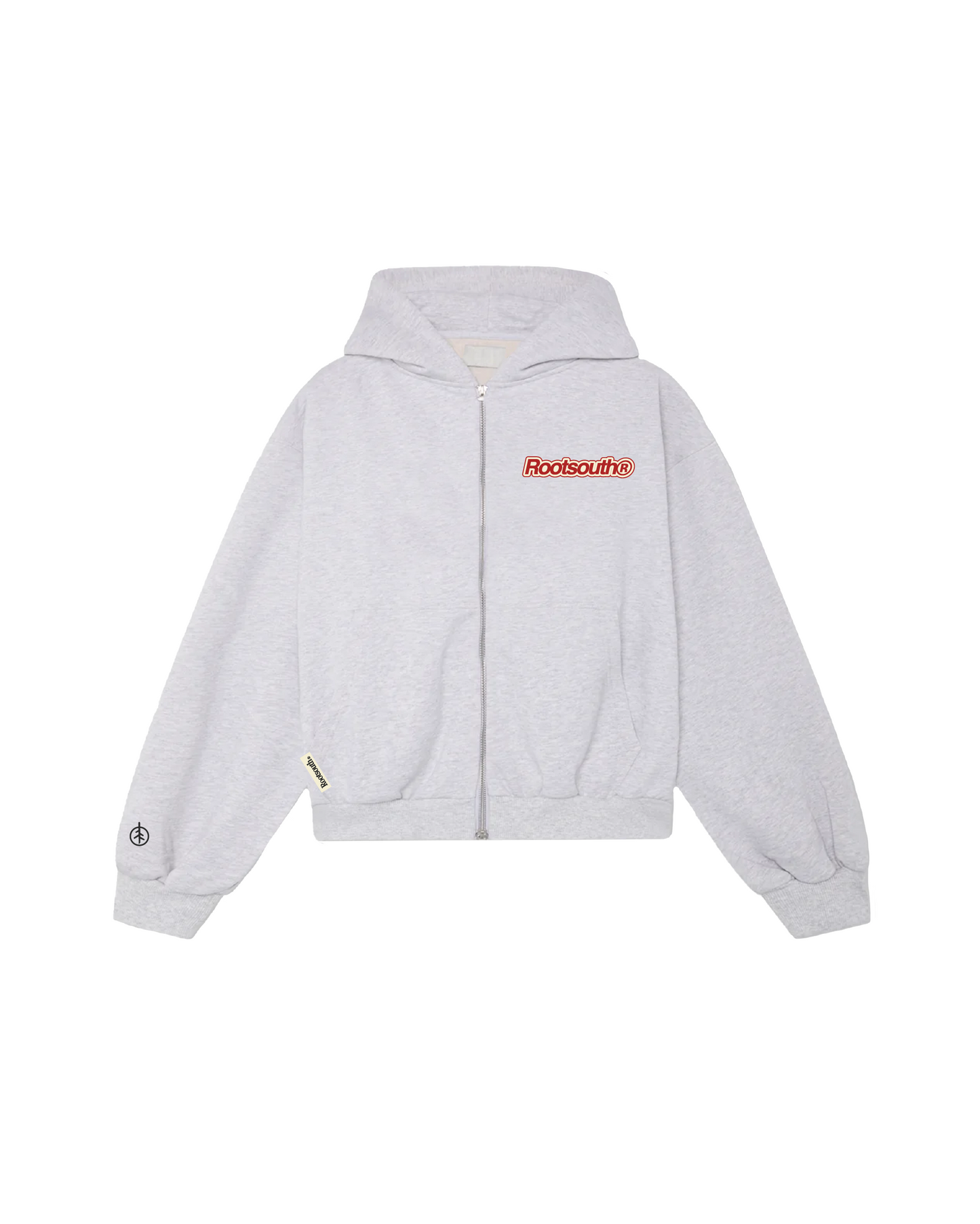 Melange Gray / Zipper Patch