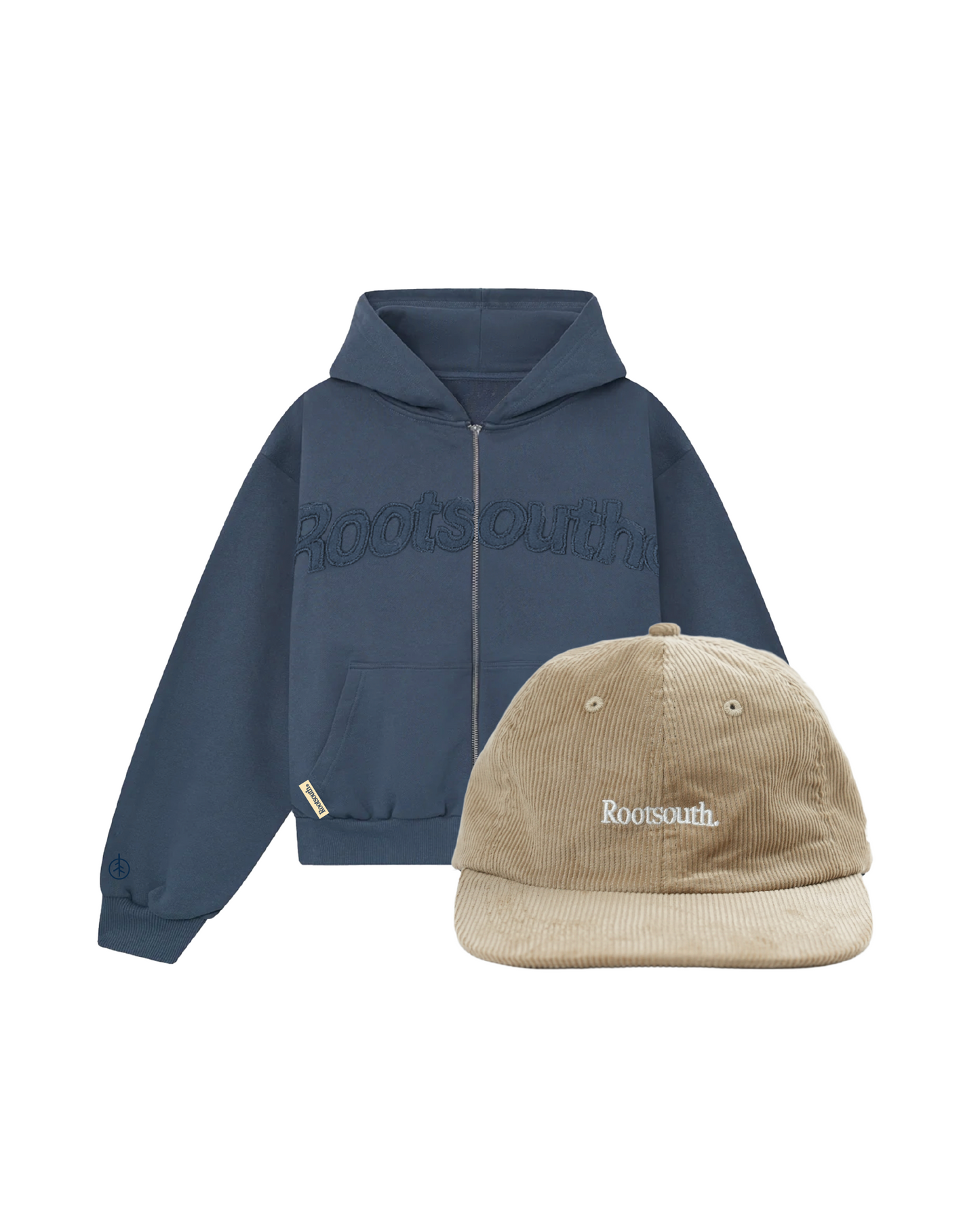 Navy Blue Zipper & Jockey