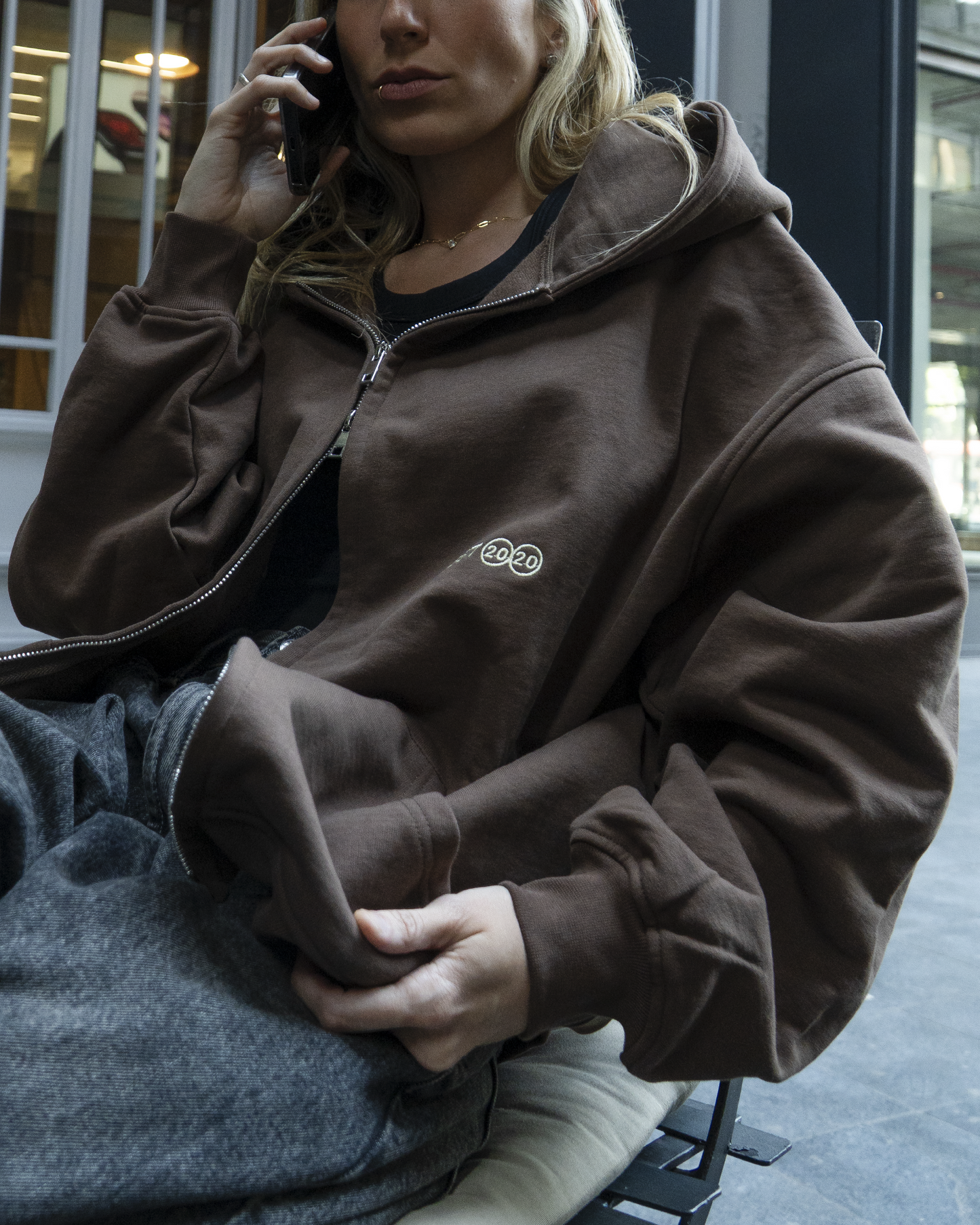 Chocolate Zipper Patch